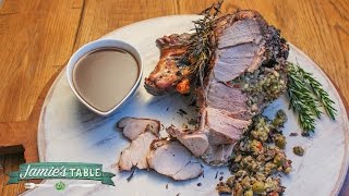 Stuffed Leg of Lamb Recipe with Rosemary amp Pine Nuts  Woolworths [upl. by Atiuqa]