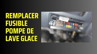 Panne de LAVE GLACE sur VW polo 5 REMPLACEMENT DU FUSIBLE [upl. by Omrelliug]