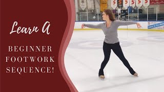 Learn A Beginner Figure Skating Footwork Sequence [upl. by Elreath]