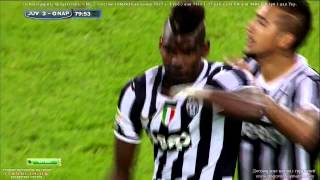 Paul Pogba goal Juventus vs Napoli 30 2013 HD 720p [upl. by Bogey]