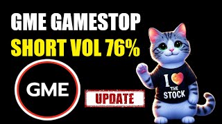 GAMESTOP AKTIE GME AKTIE UPDATE ✅ SHORT VOLUMEN ÜBER 76 ✅ SHORT INTEREST 22  ✅ [upl. by Zackariah]