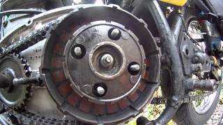 BSA B40 B25 B44 B50 3 hour clutch repair and replacement roadside Pt4 [upl. by Llednahc]