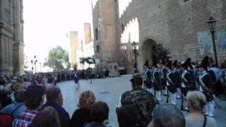 Cambio de guardia Palacio Almudaina  Palma de Mallorca [upl. by Elimac]