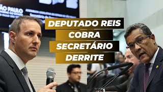 Deputado Reis questiona Secretário Derrite [upl. by Eilsew]