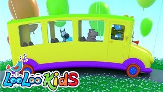 The Wheels On The Bus 🚌 THE BEST Songs for Children  LooLoo Kids [upl. by Ayamat860]