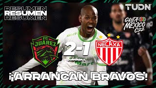 Resumen y goles  FC Juárez 12 Necaxa  Grita México C22  J1  TUDN [upl. by Greyson]