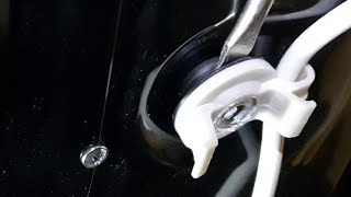 Hotpoint Washing Machine  Removing Stuck Transit Bolts [upl. by Grath500]