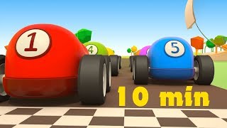 Le nuove gare di corsa macchinine colorate e go kart  compilation di 10 minuti [upl. by Nos264]