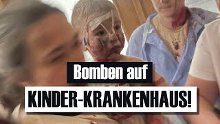 Kinderklinik getroffen Russland bombardiert Kyiv [upl. by Seys]