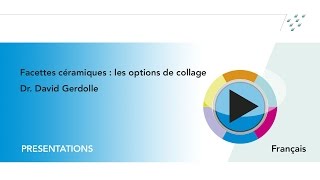 Webinar quotFacettes céramiques  les options de collagequot  Dr D Gerdolle [upl. by Ellery]