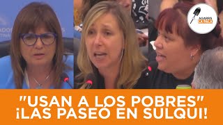 Bullrich SACÓ A PASEAR EN SULQUI a la diputada cartonera y la zurda Bregman quotUsan a los pobresquot [upl. by Eiramave854]