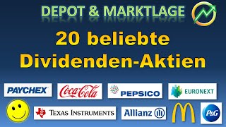 Die besten Aktien 2024  20 beliebte DividendenAktien für die DividendenStrategie  mcdonalds [upl. by Celinda69]