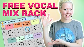 How To Mix amp Edit Vocals With Ableton Stock Plugins  Free Audio Effect Rack Preset [upl. by Teeter]