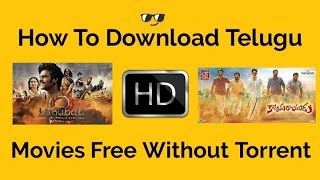 How To Download Telugu HD Free Movies  Without Torrent  Two Tech [upl. by Rudman703]