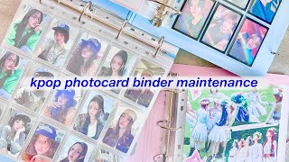 ☾ new binders for riize and newjeans and new comeback setups  ☾ kpop photocard maintenance 5 [upl. by Anorahs]