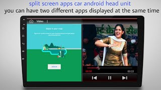 🔴 Split screen app multitasking on car android head unit [upl. by Leaw]