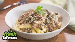 Beef Stroganoff Recipe [upl. by Cooe892]