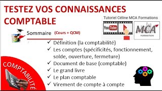 Tuto Céline mca  testez vos connaissances en comptabilité [upl. by Cired]