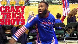 CRAZY Trick Shots  Harlem Globetrotters [upl. by Nnarefinnej45]