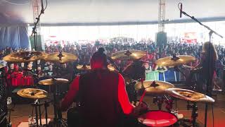 Dirty D´Sire  quotThis is Goodbyequot LIVE Dong Open Air ´18 Drum Cam [upl. by Ceporah99]