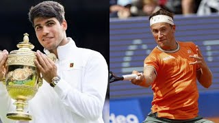 Casper Ruud makes offer to Carlos Alcaraz after Wimbledon champion stops partying [upl. by Addie319]