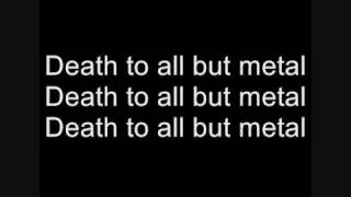 Steel Panther Death to all but metal lyrics video [upl. by Heidy988]