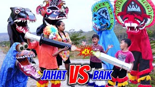 BARONGAN JAHAT VS BARONGAN BAIK  SUNTIKAN AJAIB [upl. by Ralston]