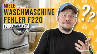 Miele F220 Waschmaschinen Fehler  Fehleranalyse [upl. by Anabella]