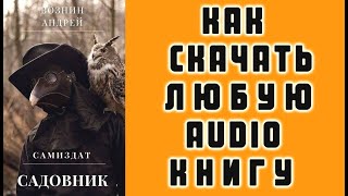 КАК СКАЧАТЬ ЛЮБУЮ АУДИО КНИГУ Бесплатно Как Скачать Аудиокниги Бесплатно Free [upl. by Nodle]