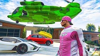 I Stole The New DLC Cars From Franklin  GTA Online The Contract DLC [upl. by Eustashe]