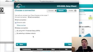 How to Setup DLink DCS 5020L Wireless IP Camera [upl. by Kcirret]