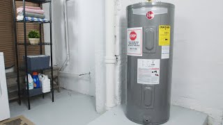 Fixing Common Electric Water Heater Problems  The Spruce RheemWaterHeaterTroubleshooting [upl. by Urata]