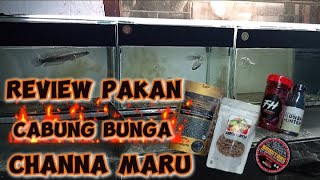 REVIEW MACAMquot PAKAN CABUNG BUNGA  CHANNA MARU By Cheppytam [upl. by Ynnattirb]