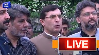 LIVE  Chairman PTI Gohar Khan Media Talk After Meets Imran Khan  Good News For PTI  Dunya News [upl. by Alohs380]