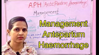 Management Antepartum haemorrhage All nursing exams [upl. by Shargel]