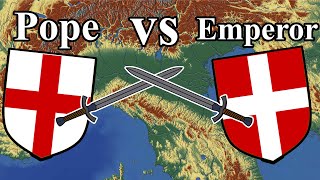 Empire vs The Papacy Guelphs vs Ghibellines [upl. by Abby]