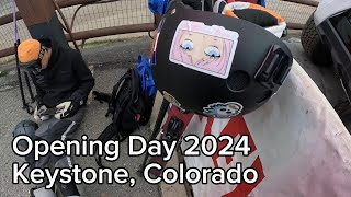 Opening Day 2024  Keystone Colorado Skiing Snowboarding ski youtube [upl. by Ledah531]