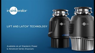 InSinkErator Garbage Disposal Featuring Lift and Latch® Technology [upl. by Martsen844]