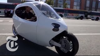 The Self Balancing Electric Motorcycle of the Future  The New York Times [upl. by Mariquilla203]