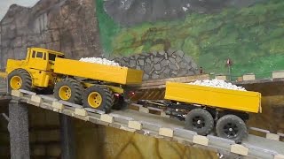 RC KOMATSU WA 6006 LOAD RC BIG 100t DUMP TRUCK [upl. by Rim]