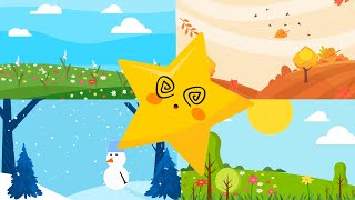 The Seasons Song  Song for kids  Star Shine  Nursery Rhymes for Preschool [upl. by Jemina628]