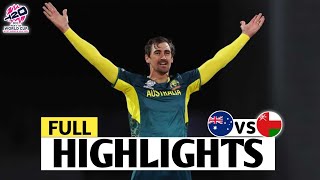 Australia vs Oman ICC T20 World Cup 2024 Match Highlights  AUS Vs OMAN Highlights [upl. by Thibaut64]