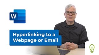 How to Hyperlink to a Web Page or Email in Microsoft Word [upl. by Zertnom]