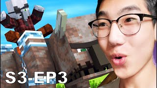 Хэцүү тулаан Minecraft S3EP3 wMongolianGamerTushig geniusjaavka [upl. by Hollis]