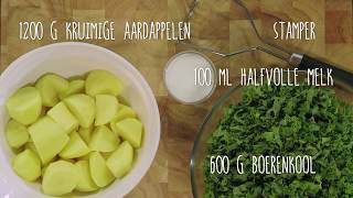 Boerenkoolstamppot recept  Jumbo [upl. by Amolap]