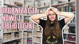 UKŁADAM KSIĄŻKI NA NOWYM REGALE  REORGANIZACJA BIBLIOTECZKI [upl. by Bledsoe477]