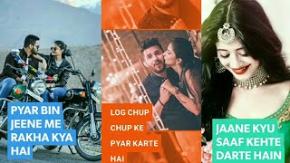 Jane Kyu Log Pyar Karte Hain  Old Song Full Screen Whatsapp Status [upl. by Katheryn]