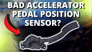 SYMPTOMS OF A BAD ACCELERATOR PEDAL POSITION SENSOR [upl. by Martino]