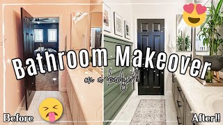 BATHROOM MAKEOVER on a BUDGET 2023  DIY Bathroom Renovation Ideas amp Tips [upl. by Rozek]