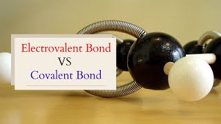 Difference between an Electrovalent bond and a Covalent bond [upl. by Avrom]